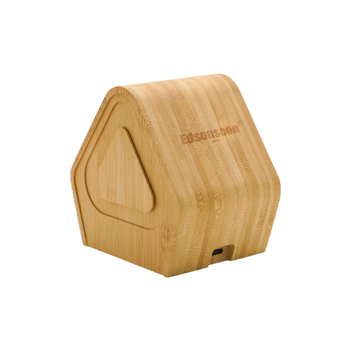 MT501 Bamboo Wireless Charging Dock – Eco-Friendly 3-in-1 Fast Charger for Phone, Watch & Earbuds