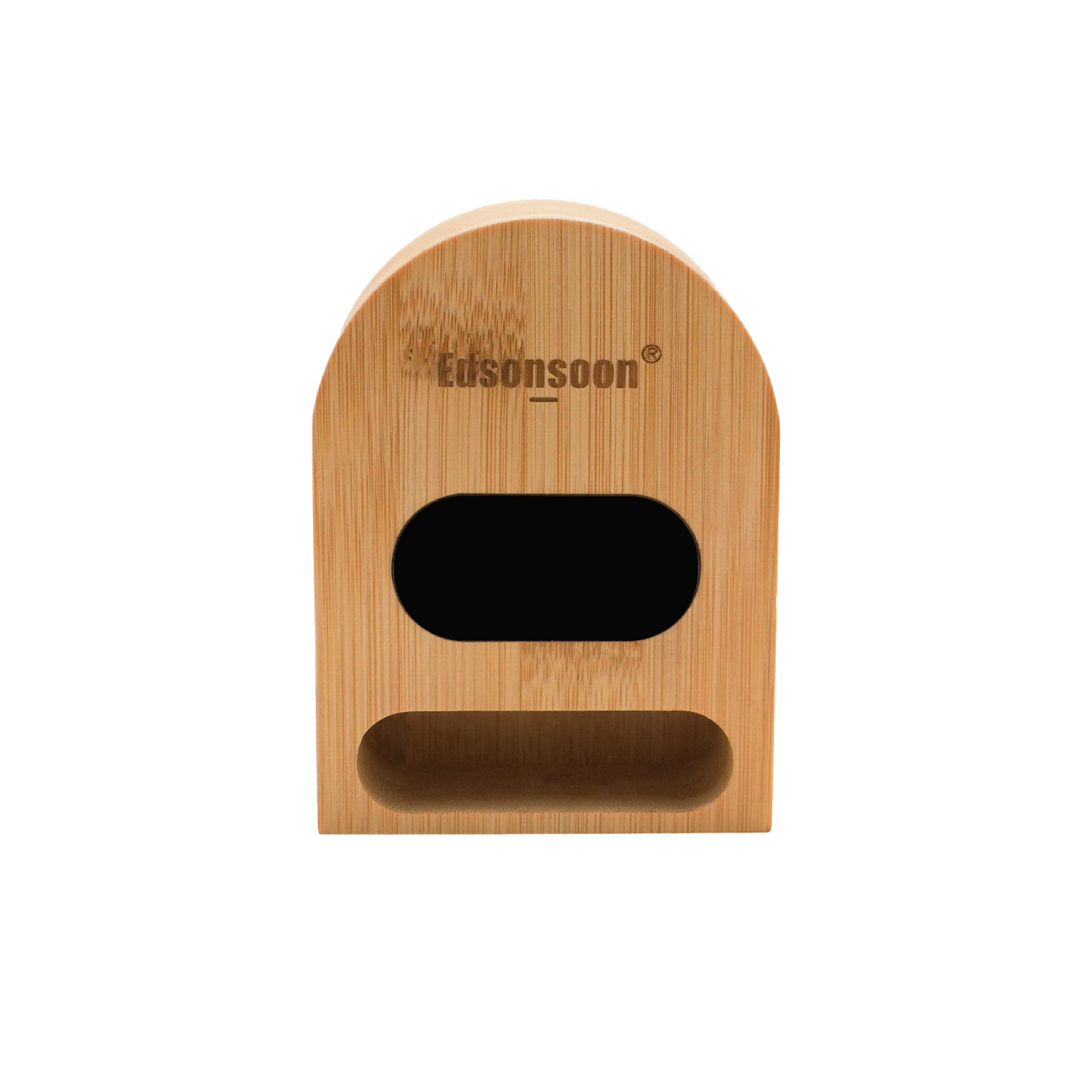 Edsonsoon MT659 Bamboo Alarm Clock with Bluetooth Speaker, Wireless Music Player, LED Nightlight, Digital Temperature & Humidity Display, Eco-Friendly Bamboo Wood Design, Silent Bedside Alarm Clock for Bedroom, Kids & Adults, Perfect Gift