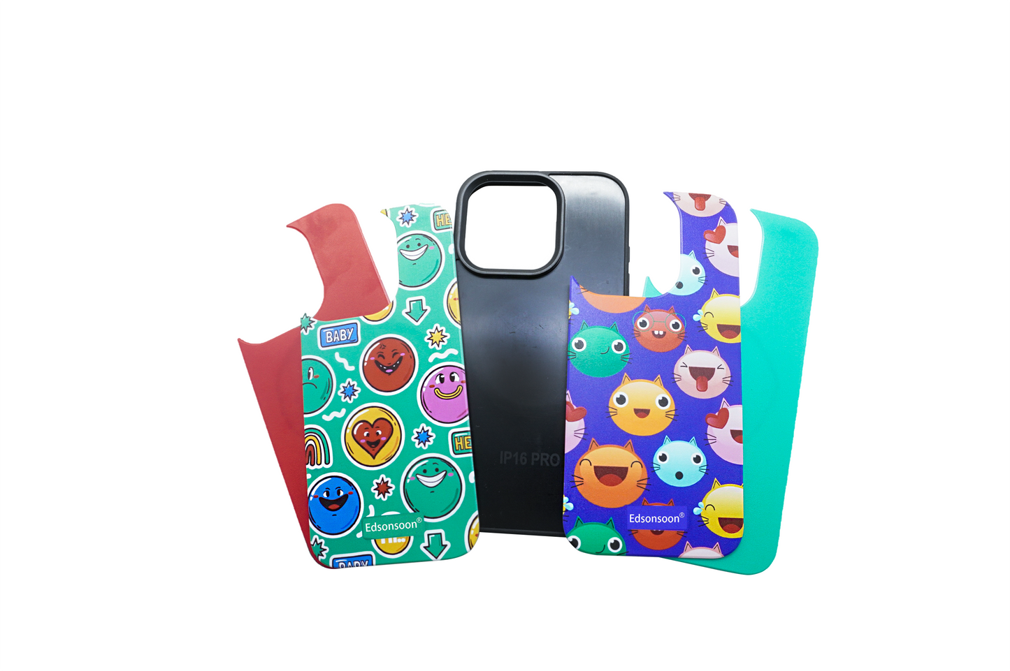 Edsonsoon Modular Magnetic Cell Phone Case – Snap-On Design with Customizable Attachments