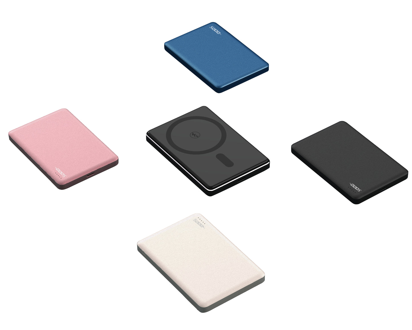 Edsonsoon MagCharge Mini – Ultra-Slim Magnetic Wireless Power Bank 5000mAh/10000mAh with 20W PD Fast Charging