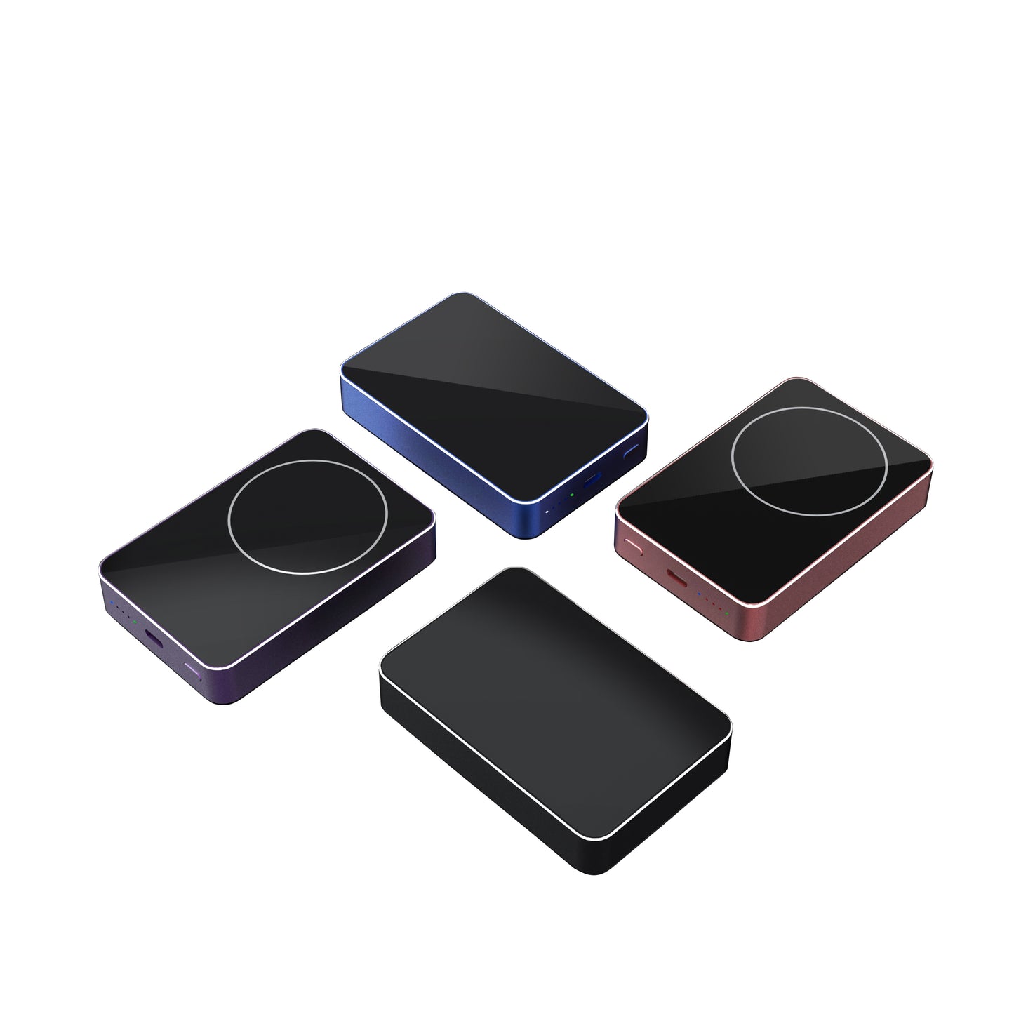Edsonsoon Glass Surface Magnetic Wireless Power Bank – 20W PD Fast Charging, MagSafe Compatible Portable Charger