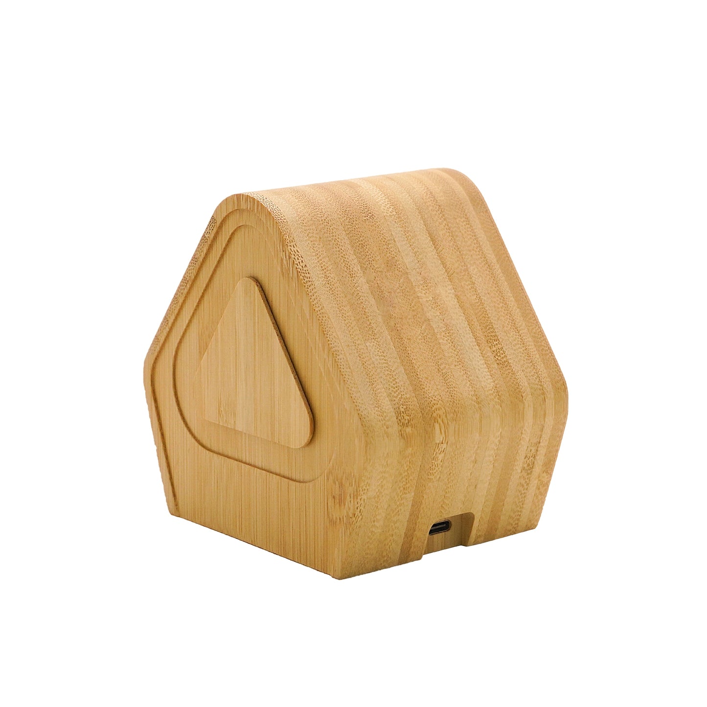 MT501 Bamboo Wireless Charging Dock – Eco-Friendly 3-in-1 Fast Charger for Phone, Watch & Earbuds