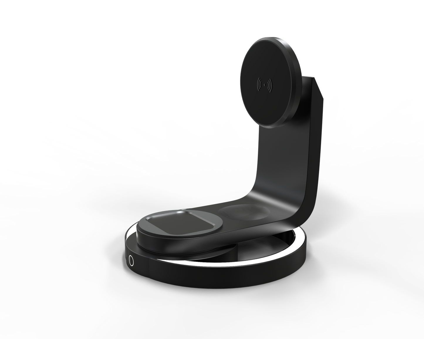 Edsonsoon MT578 Bamboo Wireless Charger – Fast Charging Eco-Friendly Pad for Home, Office & Workspaces, Compatible with iPhone, Samsung & Qi Devices