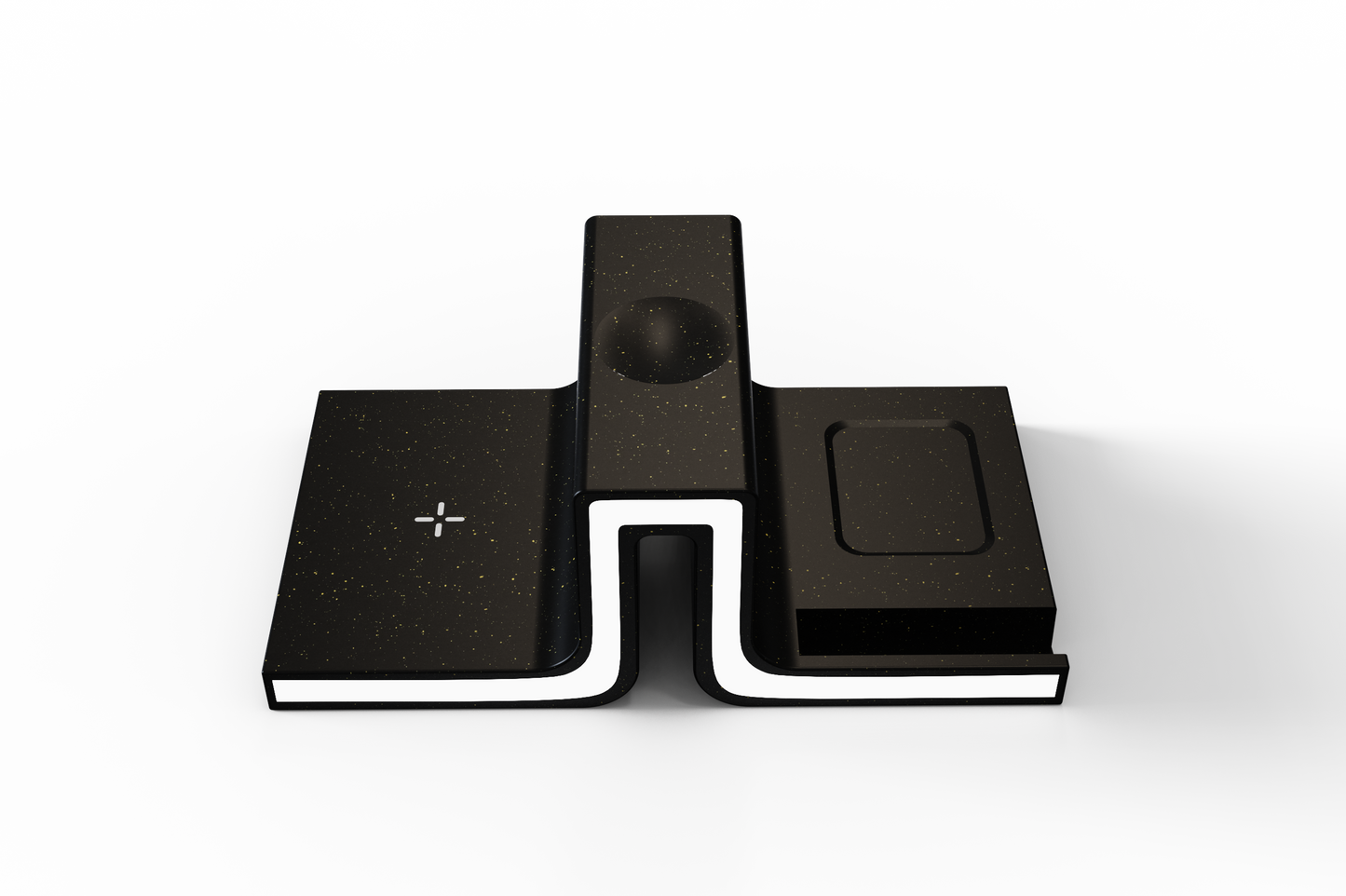 Edsonsoon MT575 Bamboo Wireless Charger – Eco-Friendly Qi-Certified Fast Charging Pad for iPhone, Samsung & Other Devices