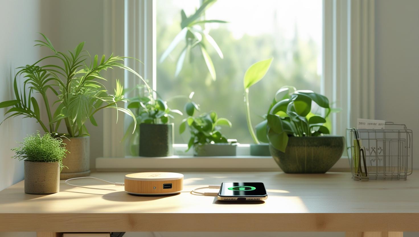 Eco-Friendly Portable Wireless Chargers for Android | Green Power On-the-Go