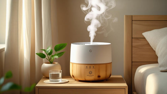 eco-friendly bamboo humidifier with LED light by Edsonsoon