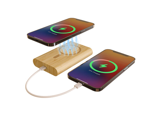 MT626 Magnetic Wireless Power Bank – 10,000mAh MagSafe Portable Charger with USB-C Input/Output & Dual Device Charging