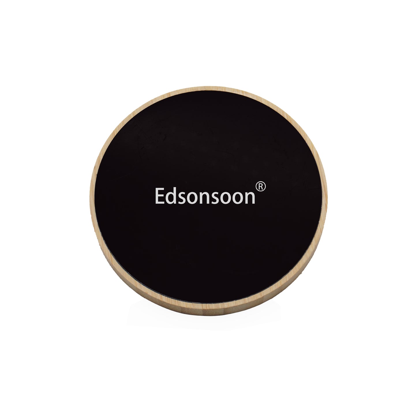 MT504 Bamboo Wireless Charging Pad with Glow Logo – 15W Fast Eco-Friendly Charger