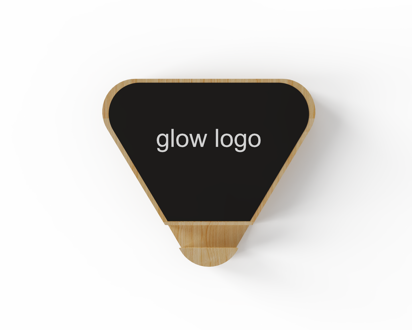 Bamboo Wireless Charger with Glow Logo MT561