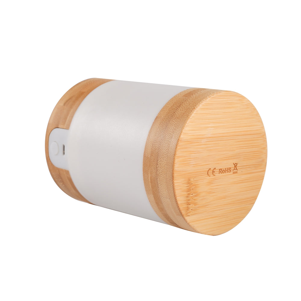 Stylish and decorative humidifier with 2-position LED ligh made with Bamboo MT529