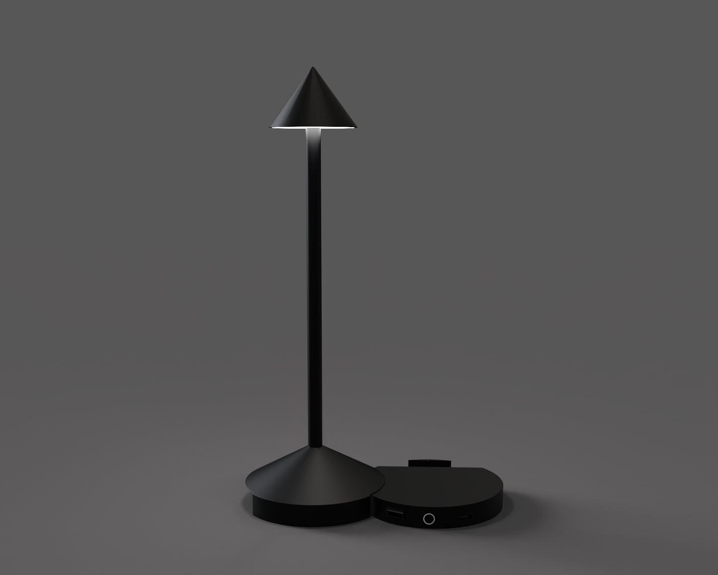 Bamboo Wireless Charger with Table Lamp MT567