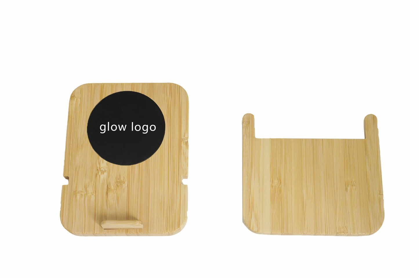 Bamboo Wireless Charger with Glow Logo MT565