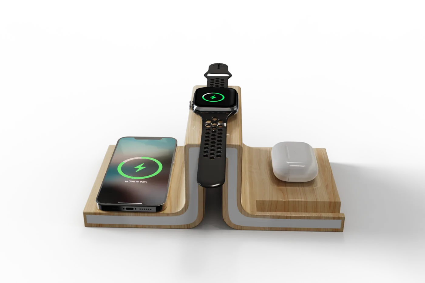 MT575 Bamboo Wireless Charger